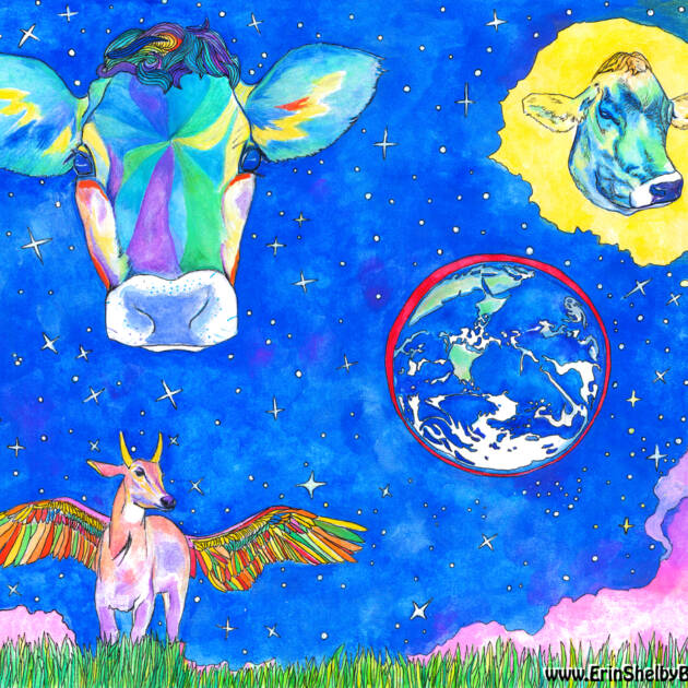 Cows Reflecting on eARTh