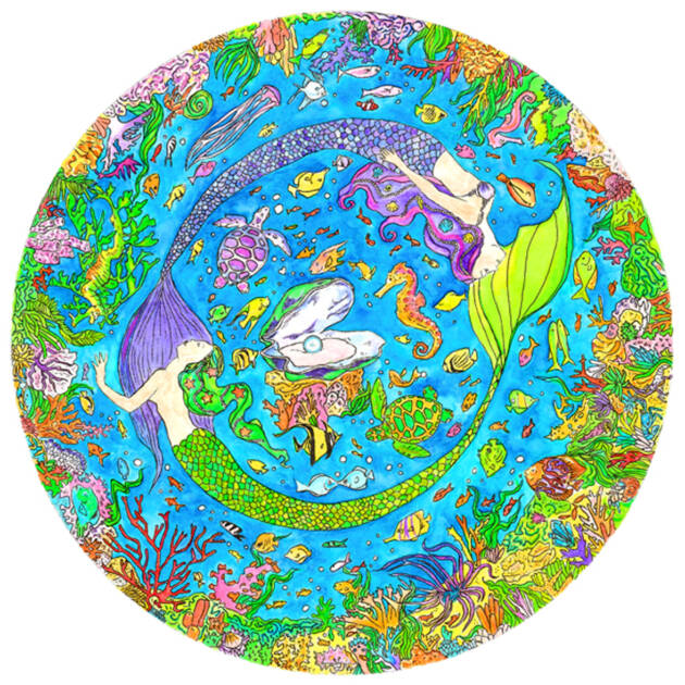 Mermaid Mandala