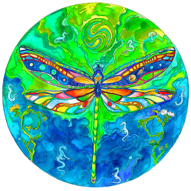 Dragonfly Mandala