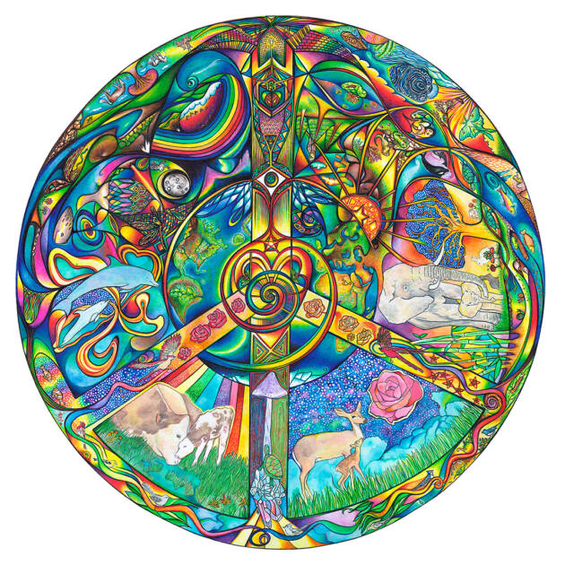 Animal of Peace Mandala