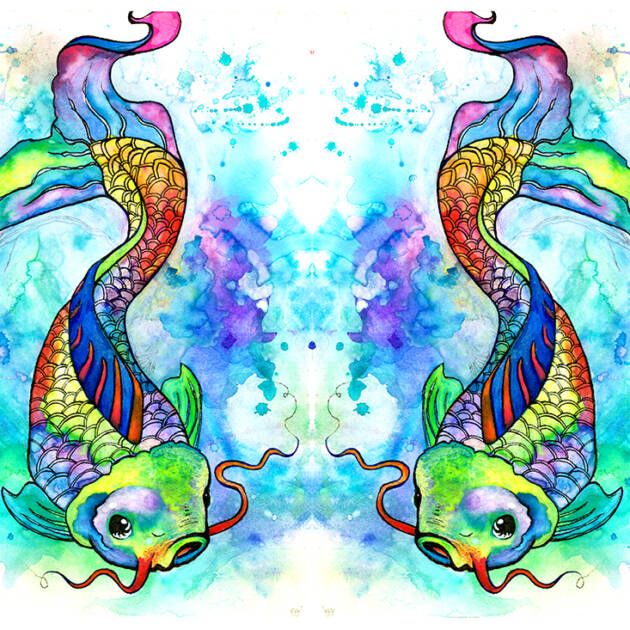 Two Coys in a Fountain